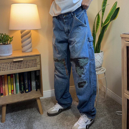 Repaired Carpenter Jeans