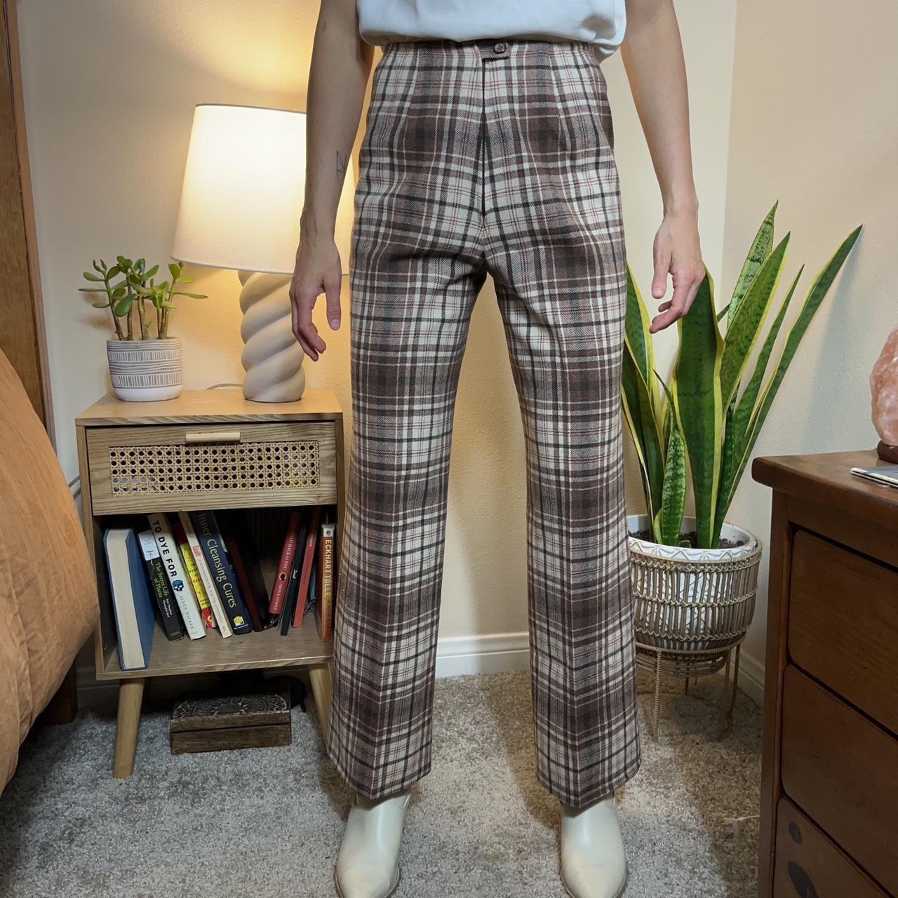 80s Pendleton Plaid Trousers